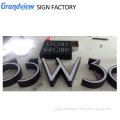 Led advertising board plastic building sign letters